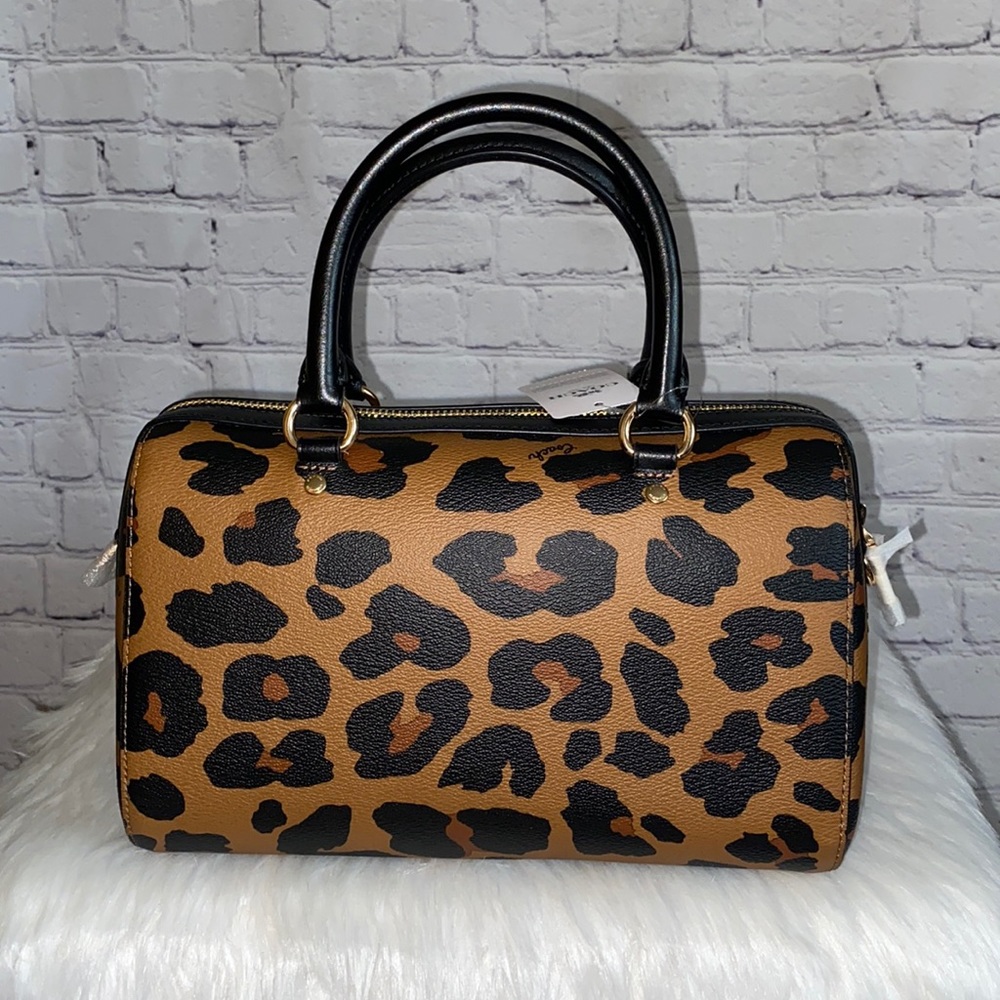 🥳Host Pick🥳Coach🐆ROWAN Satchel🎄🛍🎁👜 - Picture 4 of 7